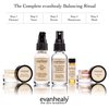 evanhealy Balancing Ritual | Rose Skin Care Set | 5 Piece Travel Face Care Kit for Combination Skin | Skincare Kit with Facial Mask & Gentle Skin Cleanser | Harmonize Oil Imbalance