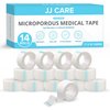 JJ CARE Micropore Tape [Pack of 28], 1” x 10 Yards, Breathable Paper Tape Medical Use, Latex-Free Paper Surgical Tape, Individually Boxed Paper Bandage Tape Rolls
