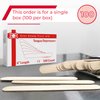 Ever Ready First Aid Wood 6" Tongue Depressors, Medical, All Purpose, Crafts - 100 Count