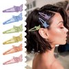 Butterfly Snap Hair Clips Set 6 Pieces Hair Clips for Girls Colorful Metal Clips for Thin Hair No Slip Hair Clip Girls Butterfly Hair Clips