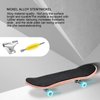 Charniol 2 Pieces Wooden Finger Skateboard Park Mini Finger Skateboard Toy Professional Skateboard Finger Boards with Mini Screws Driver Fingertip Movement Novelty Toys for Teens and Adults