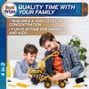 RANI PRIZE 4-in-1 DIY Construction STEM Toy: 603-Piece Excavator Building & Robotics Kit, Educational Engineering Playset for Boys & Girls 8-12, Quality Family Time Popular Gift with Storage Box