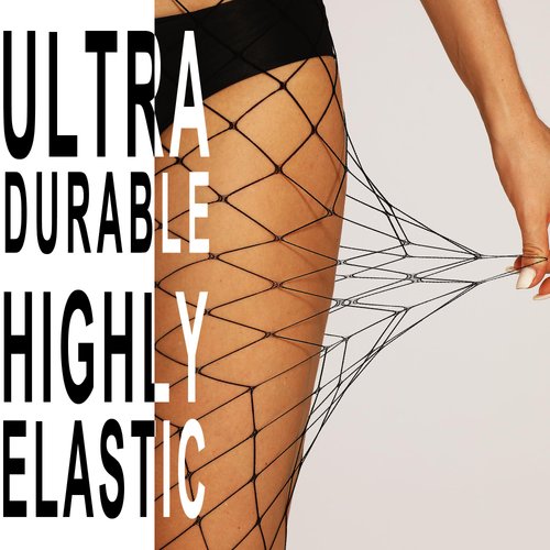DancMolly 3 Pcs 10X Stronger Fishnet Stockings Women's Tights Sexy High Waist Party Concert Outfit