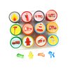 TINYMILLS 12 Pcs Fire Truck Firefighter Stamp Kit for Kids…