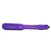 ISO Beauty Gold Collection Metallic Color 1.5 Inch Floating Plates Flat Iron Hair Straightener with Adjustable Auto Power Off, Smart Memory, Temp Control & LCD Display (Purple)