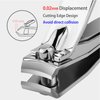 ULYSIA Nail Clippers Set, Ultra Sharp Stainless Steel Fingernail and Toenail Clipper Cutters,Travel Nail Kit for Men Women
