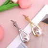 2pcs French Hair Pin, 10.7x3.4cm/4.21x1.34inch Metal French Hair Pins French Twist Hair Pin Hair Sticks Gold Silver Hair Clip Hair Hair Accessories for Women (Type4)