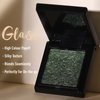 UCANBE Glass Single Eyeshadow Palette, Highly Pigmented Glitter Eye Shadow Powder, Professional Long-Lasting Waterproof Makeup Palette