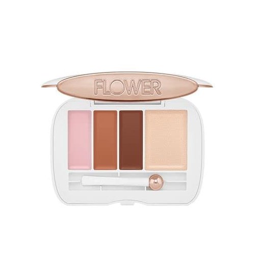 FLOWER BEAUTY Red Carpet Secret Eye Bright Primer and Concealer Palette - Deep (Pack of 2)