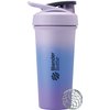 BlenderBottle Strada Sleek Insulated Stainless Steel Water Bottle with Wire Whisk, 25-Ounce, Lavender Ombre (Pack of 1)