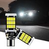 Slykew 4 PCS LED Reverse Lights, T15 4014 45SMD Turn Signal Bulbs, Canbus Error Free Brake Stop Cargo Backup Lights, 6500K High Brightness Brake Light for Most Cars (White)