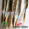 1000 Pcs Rubber Bands Hair Band Soft Elastic Hair Accessories Braids Mini Hair Ties Stretchy Hair Ties No Damage Rubber Bands for Hair Made in Vietnam (Assorted - 4 Pack of 250 Pcs)