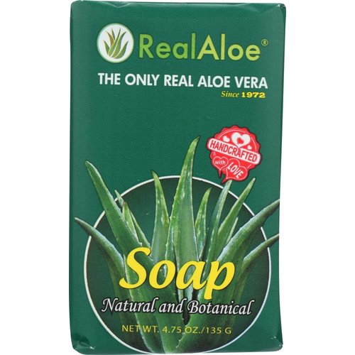 Real Aloe Aloe Vera Bar Soap - 4.75 oz - (Pack of 3)