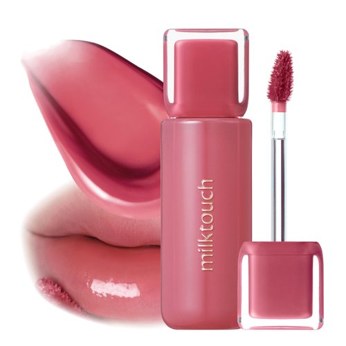 MILKTOUCH Jelly Fit Tinted Glow Tint | Stocking Stuffer | Viral Korean Lip Oil | Hydrating, Long-Lasting Tinted Lip Oil | Radiant Shine, Lightweight, Cruelty-Free | Holiday Gift (08 Rosy Breeze)