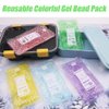 Ice Packs for Coolers, Ice Pack for Lunch Boxes Cold Packs Lunch Bag- Keeps Food Cold – Cool Print Bag Designs - Great for Kids or Adults Lunchbox and Cooler (5 pack (6×3.5inch))