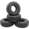 ShareGoo 1.9 inch RC Crawler Tires Rubber Mud Tires OD 103mm Compatible with Axial SCX10 90046 AXI03007 Tamiya CC01 D90 1/10 RC Crawler 1.9'' Beadlock Wheel Rims