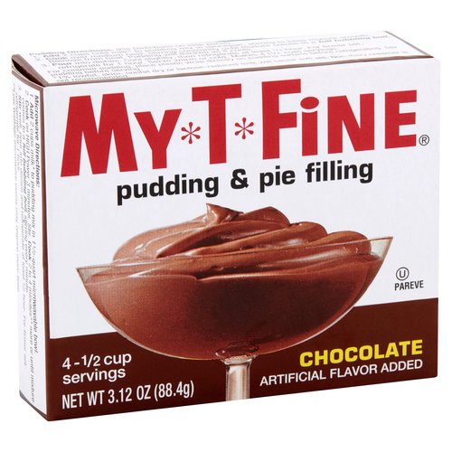 My-T-Fine Pudding & Pie Filling Mix, Chocolate, 3.13 OZ (Pack of 6)