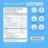 Relaxium SleepQuick Gummies - Sleep Aid + Gut Health & Immune Support, 5mg Melatonin, Vitamin D-3 + Prebiotic & Probiotic Blend, Gluten & Drug Free, Lemon Flavor, 90 Gummies