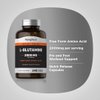 Piping Rock L Glutamine Capsules | 2000 mg | 240 Count | Free Form Amino Acid Supplement | Non-GMO, Gluten Free