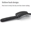 Bestbling Bling Styling Hair Smooth and Detangle Hair Brush for Women, Girl, Men, Arc-shaped Spareribs Comb (Black)