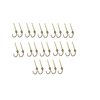 25 Gold Hat Fish Hook for cap and Tie Clip Bulk Pack of 25 Hat Hooks