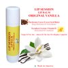 E. Burnham Lip Session Vanilla Flavor Lip Balm Stick 0.5 Oz – Moisturizing, Hydrating Lip Care with Long-Lasting Protection – Smooth, Soft Lips with Subtle Vanilla Scent