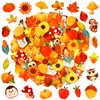 Leaf Foam Stickers Fall Craft Sticker for Autumn Thanksgiving Scrapbooking Party Decoration 250 Pcs