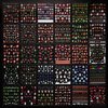 30 Sheets Christmas Nail Stickers for Nail Art Snowflake Snowman Nail Stickers Santa Elk Tree Xmas Nail Design Stickers 3D Self-Adhesive Nail Decals Winter Holiday Nail Art Decorations Accessories