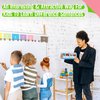 Sentence Flip Charts, 80 Double Sided Cards 40 Sentences, Learn Parts of Speech Who/What/Where Sentence Building Freestanding Flip Chart Educational Tool for Preschool Kindergarten 1st 2nd Grade