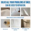 Cracked Porcelain Sink Repair Kit(White), Fiberglass Tub Repair Kit, White Porcelain Chip Fix for Sink & Tub, Bathtub Repair Kit for Enamel, Tiles, Shower & Countertop - Porcelain Repair Kit