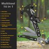 [Upgraded Hammer Multitool] Gift for Men Dad,16-in-1 Portable Multi Tool Pliers Survival Camping Gear,Cool Gadgets for Hiking Outdoor,Christmas Stocking Stuffers,Anniversary Birthday Gift for Men Boys