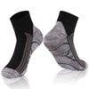 RANDY SUN Waterproof Hiking Socks, Unisex Trail Running Canyoneering Field Sport Skiing Breathable Socks(1 Pair Ankle Black M)