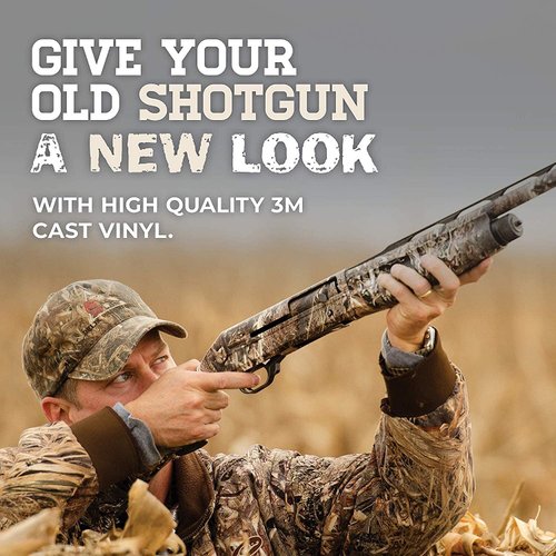 Mossy Oak Graphics - 14004-R-BU Break-Up Camouflage Gun Skin Kit - Easy to Install Precut Vinyl Wraps and Matte Finish - Rifle Kit