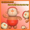 Saurawan Red Monkey Wind Up Bath Toy, Cute Monkey Floating Pool Toys, Bath Toys for Toddlers and Kids 3-5, Party Toys for Birthday, Christmas and Easter for Boys and Girls