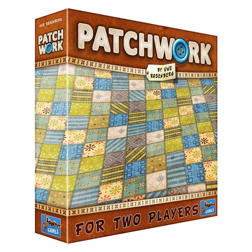 Patchwork Board Game - A Two-Player Quilting Strategy Game by Uwe Rosenberg! Interactive Puzzle Game for Kids & Adults, Ages 8+, 2 Players, 30 Minute Playtime, Made by Lookout Games