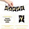 YQUQWN Happy New Year Banner 2025, No DIY 10 Feet Disco New Years Decorations, Happy New Year Sign 2025, NYE Party Supplies New Years Props, New Years Eve Party Supplies, Happy Holidays Banner