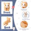 Harrycle 3 Pcs 9 Inch Cat Stuffed Animal Plush Cat Cute Stuffed Cat Plush Toys Small Cat Stuffed Animal Sleeping Gifts for Boys Girls Pet Christmas Party Favors Supplies Decoration