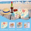 DYLIVeS Summer Beach Party Napkins, Hawaiian Beach Umbrella Paper Napkins Summer Pool Party Napkins for Luncheon Cocktail Summer Birthday Party Decorations Luau Tropical Party Supplies, 50 Pack, 3-Ply