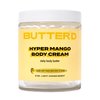 Butter'd Bodycare Hyper Mango Body Cream Mango Scent, Premium Body Butter for Improving Hyperpigmentation Hydrating Rich in Vitamin C, Rose Hip Oil, Jojoba Oil (6 oz)