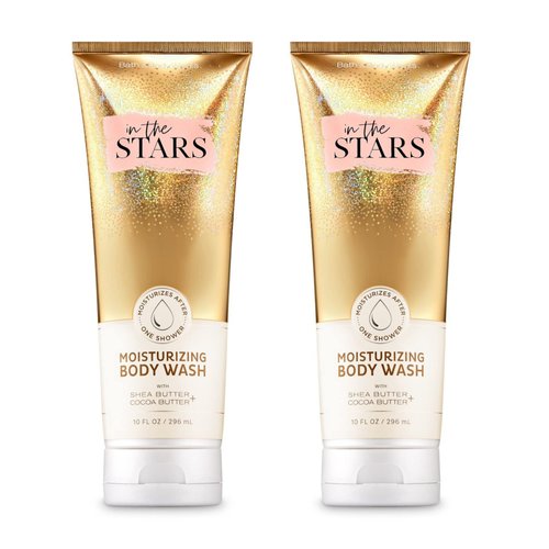 Bath and Body Works Gift Set of 2 - 10 Ounce Moisturizing Body Wash - (In The Stars)
