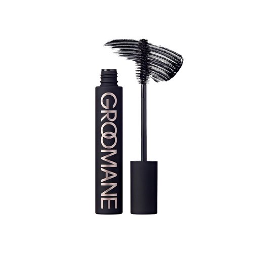 Red by Kiss Groomane Men Gray Coverage Touch-Up, Temporary Brush-On Hair Color for Beards, Sideburns Root & Brows, Water-Resistant & Sweatproof, Easy Application (Jet Black, 0.33 Fl.oz)
