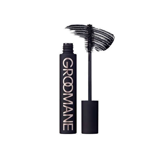 Red by Kiss Groomane Men Gray Coverage Touch-Up, Temporary Brush-On Hair Color for Beards, Sideburns Root & Brows, Water-Resistant & Sweatproof, Easy Application (Jet Black, 0.33 Fl.oz)