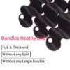 Body Wave Bundles Human Hair 18 20 22 Inch Brazilian Body Wave Human Hair 3 Bundles Natural Black Virgin Human Hair Extensions Unprocessed Wavy Human Hair Bundles for Women