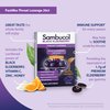 Sambucol Black Elderberry Throat Lozenge - with Honey, Vitamin C & Zinc, Elderberry Lozenges Sore Throat & Cough, Soothes Scratchy Throat, Soft & Chewy - 2 Pack (40 Total Pastilles)