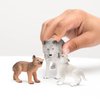 Schleich Wild Life 3pc. Mother Wolf and Baby Wolf Pups Figurine Set - Authentic and Highly Detailed Toy Set, Durable for Education and Fun Play, Perfect for Boys and Girls, Ages 3+