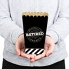 Happy Retirement - Retirement Party Favor Popcorn Treat Boxes - Set of 12
