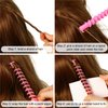 WILLBOND 40 Pieces Hair Perm Rod Spiral Rod Plastic Long Barber Hairdressing Styling Curling Perm Rod Hair Rollers Salon Tools for Women