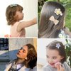 Hair Clips for Girls,15 Pcs Cute Bows Fabric Handmade Barrettes Hair Accessories for Women Baby Girl Toddler,Multicolor