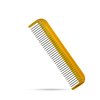 Hair Doctor Mens Rotating Tooth Hair Comb (Golden Amber)