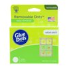 Glue Dots, Removable Dots Value Pack, Double-Sided, 1/2", .5 Inch, 600 Dots, DIY Craft Glue Tape, Sticky Adhesive Glue Points, Liquid Hot Glue Alternative, Clear